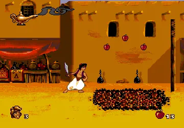 Aladdin (Europe) screen shot game playing